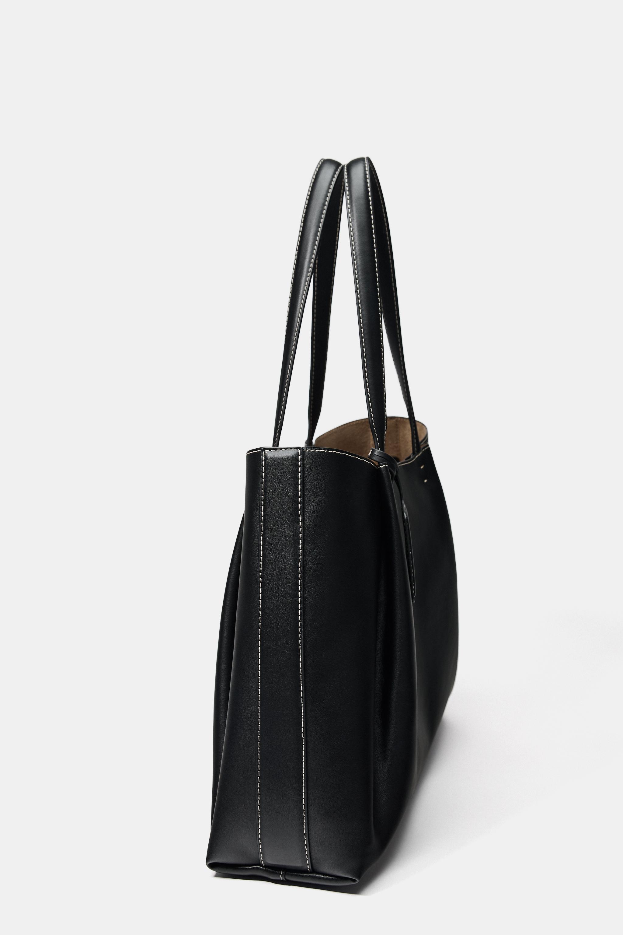 PINCH PLEAT TOTE BAG